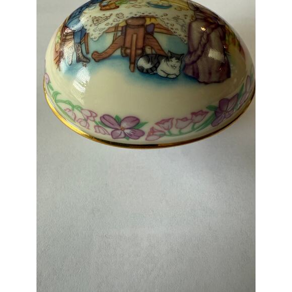 Lenox Egg Collectible 1989 Victorian Easter Eggs No Box - Picture 3 of 7